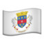 drapeau : Saint-Barthélemy Emoji (Apple)