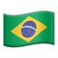 drapeau : Brésil Emoji (Apple)