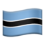 drapeau : Botswana Emoji (Apple)