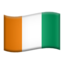 drapeau : Côte d’Ivoire Emoji (Apple)