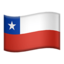 zászló: Chile Emoji (Apple)