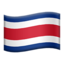 drapeau : Costa Rica Emoji (Apple)