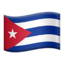 drapeau : Cuba Emoji (Apple)