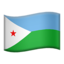 drapeau : Djibouti Emoji (Apple)