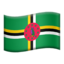 cờ: Dominica Emoji (Apple)