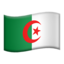 drapeau : Algérie Emoji (Apple)