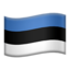 bandeira: Estônia Emoji (Apple)