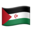 flagga: Västsahara Emoji (Apple)