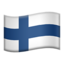 vlag: Finland Emoji (Apple)