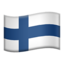 drapeau : Finlande Emoji (Apple)