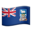 Flagge: Falklandinseln Emoji (Apple)