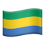 cờ: Gabon Emoji (Apple)