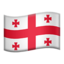 drapeau : Géorgie Emoji (Apple)