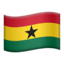 drapeau : Ghana Emoji (Apple)