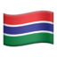 flagga: Gambia Emoji (Apple)