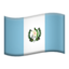 zászló: Guatemala Emoji (Apple)