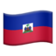 drapeau : Haïti Emoji (Apple)