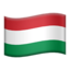 bandeira: Hungria Emoji (Apple)