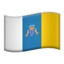 flaga: Wyspy Kanaryjskie Emoji (Apple)