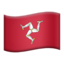 vlag: Isle of Man Emoji (Apple)