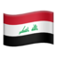 flagga: Irak Emoji (Apple)