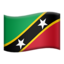 St. Kitts & Nevis Emoji (Apple)