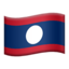 flagga: Laos Emoji (Apple)