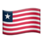 flaga: Liberia Emoji (Apple)