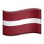 Latvia Emoji (Apple)
