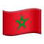 bandiera: Marocco Emoji (Apple)