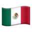 Flagge: Mexiko Emoji (Apple)