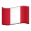 zászló: Peru Emoji (Apple)