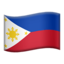 drapeau : Philippines Emoji (Apple)