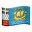 Flagge: St. Pierre und Miquelon Emoji (Apple)