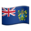 bendera: Kepulauan Pitcairn Emoji (Apple)