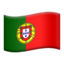 flagga: Portugal Emoji (Apple)