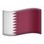 drapeau : Qatar Emoji (Apple)