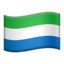 drapeau : Sierra Leone Emoji (Apple)