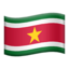 drapeau : Suriname Emoji (Apple)