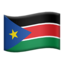 bandiera: Sud Sudan Emoji (Apple)