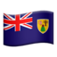 ifulegi: i-Turks ne-Caicos Islands Emoji (Apple)