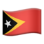 bayroq: Timor-Leste Emoji (Apple)