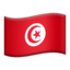 vėliava: Tunisas Emoji (Apple)