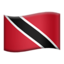 Flagge: Trinidad und Tobago Emoji (Apple)