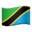 vėliava: Tanzanija Emoji (Apple)