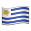 zászló: Uruguay Emoji (Apple)