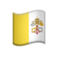 vlag: Vaticaanstad Emoji (Apple)