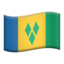 flag: Saint Vincent og Grenadinerne Emoji (Apple)