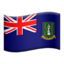 flag: British Virgin Islands Emoji (Apple)