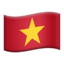 vėliava: Vietnamas Emoji (Apple)